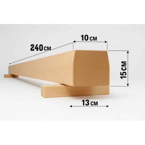 Бревно гимнастическое напольное 2,4м