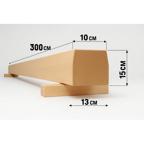 Бревно гимнастическое напольное 3м