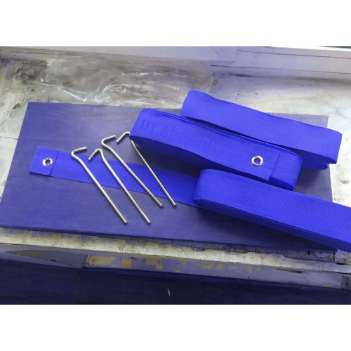 Разметка площадки для пляжного волейбола 8х16м (синий цвет)