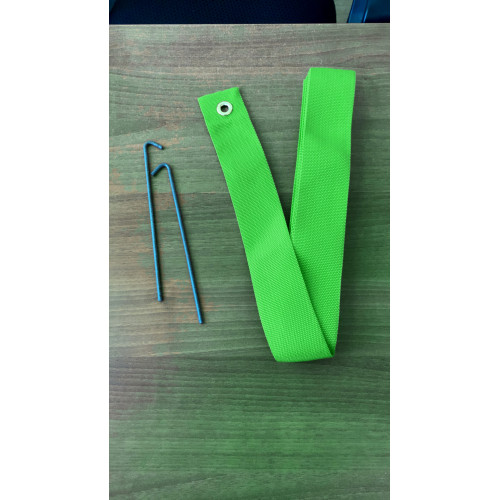 Разметка площадки для пляжного волейбола 8х16м зеленый