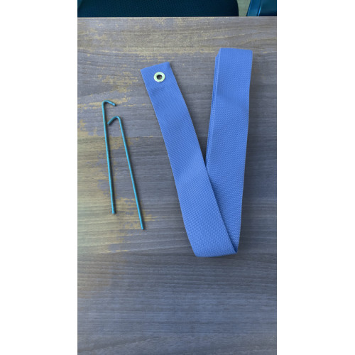 Разметка площадки для пляжного волейбола 8х16м (голубой цвет)