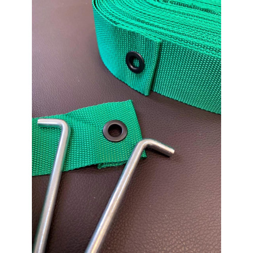 Разметка площадки для пляжного волейбола 8х16м зеленый