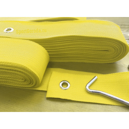 Разметка площадки для пляжного волейбола 8х16м (жёлтый цвет)