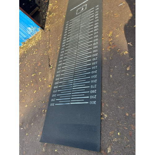 Удлинённая дорожка для прыжков в длину с шагом 5 см