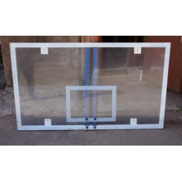 Щит баскетбольный игровой из оргстекла 1800х1050мм, на раме