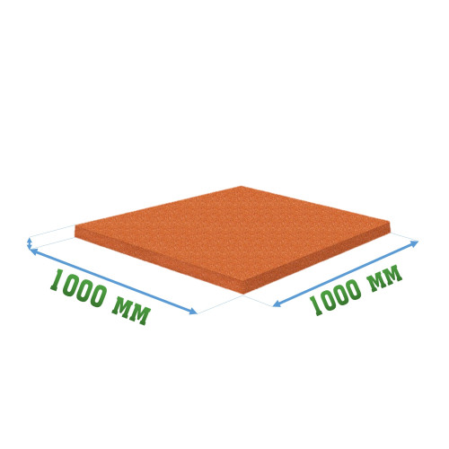 Резиновое покрытие 1000x1000x20мм Pool