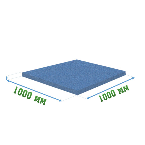 Резиновое покрытие 1000x1000x20мм Pool