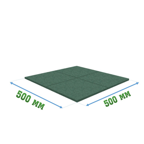 Резиновое покрытие 500x500x20мм Pool 