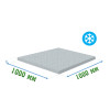 Резиновая покрытие 1000x1000x8мм Ice