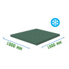 Резиновая покрытие 1000x1000x8мм Ice