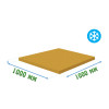 Резиновая покрытие 1000x1000x8мм Ice