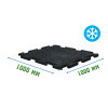 Резиновое покрытие 1000x1000x10мм Puzzle для холодных помещений - Ice