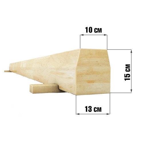 Бревно гимнастическое напольное 2,4м
