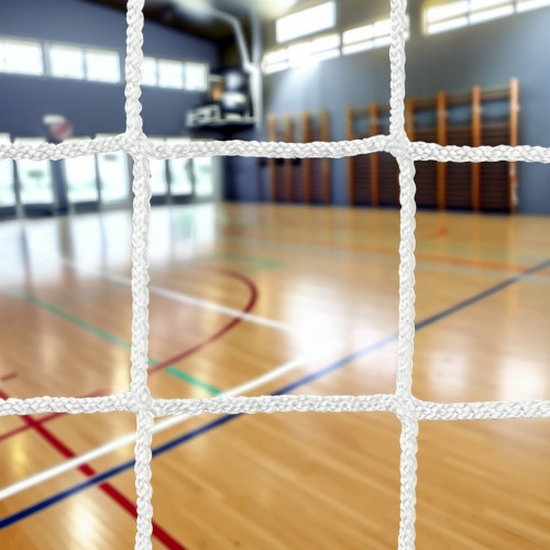 Сетка заградительная полиамидная (ПА) 100х100 мм, нить 2.0 мм, белая