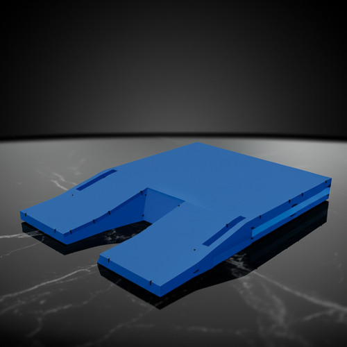 Место приземления для прыжков с шестом 8,5×6×0,8 м