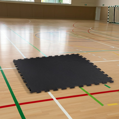 Мат-пазл черный