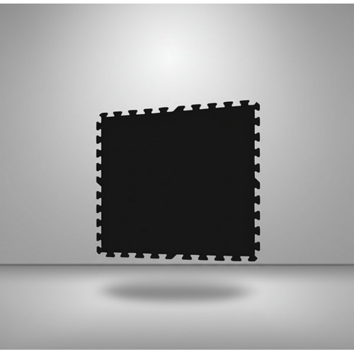 Мат-пазл черный