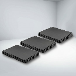 Мат-пазл черный