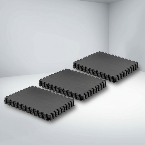 Мат-пазл черный