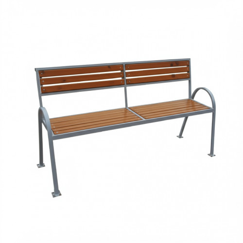 Скамейка со спинкой 1,5м