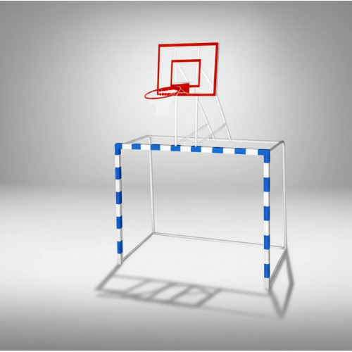 Ворота с баскетбольным щитом, пара, 10мм 120*90см