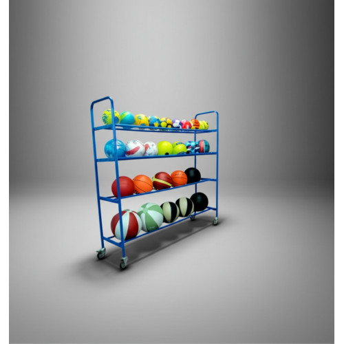 Тележка для мячей на колесиках