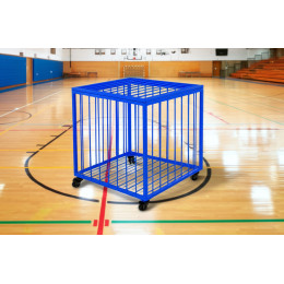Корзина для мячей на колесиках