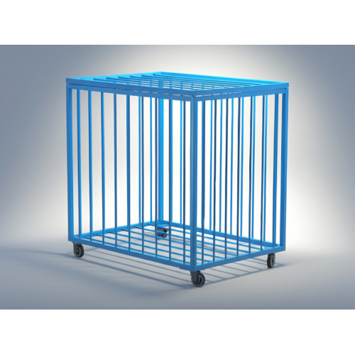 Корзина для мячей на колесиках