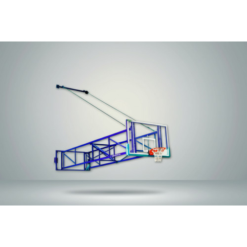 Ферма баскетбольная складная настенная 3,2м