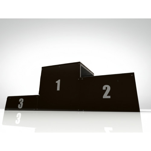 Пьедестал для награждений с ковровым покрытием