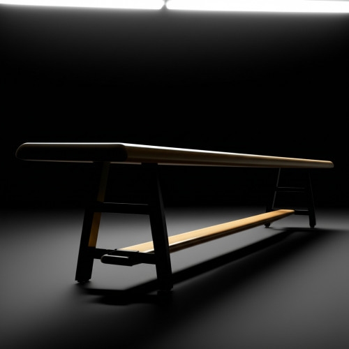 Скамья гимнастическая 1.5 м на металлических ножках