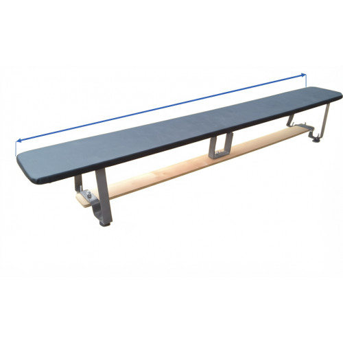 Скамья гимнастическая мягкая 2,0 м, ножки металлические 
