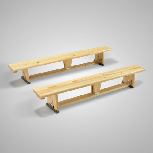 Скамья гимнастическая 2,0м на деревянных ножках