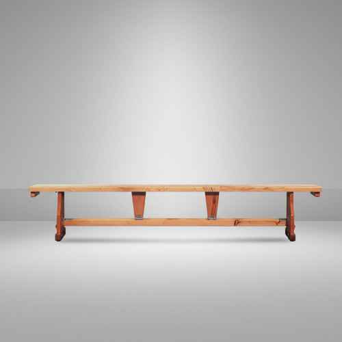 Скамья гимнастическая 4,0м на деревянных ножках