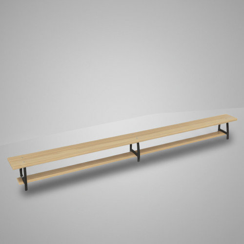 Скамья гимнастическая 3.0м на металлических ножках