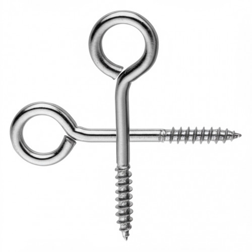Шуруп кольцо 6х60 мм для крепления сетки