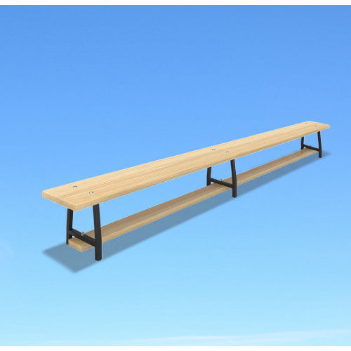 Скамья гимнастическая 2.5м на металлических ножках