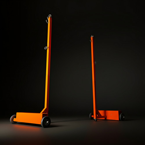 Стойки для бадминтона с противовесами (30 кг)