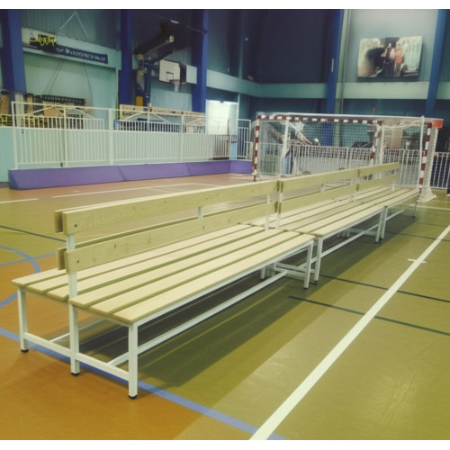 Скамейка для раздевалки 2,м, двухсторонняя 