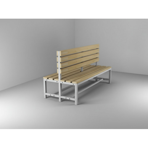 Скамейка для раздевалки 2,м, двухсторонняя 