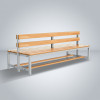Скамейка для раздевалки 2,м, двухсторонняя 
