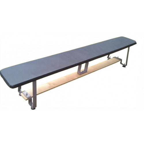 Скамья гимнастическая мягкая 1,5 м, ножки металлические 