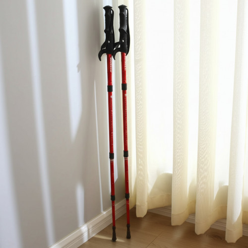 Палка для скандинавской ходьбы 80-135 см, ручка пвх