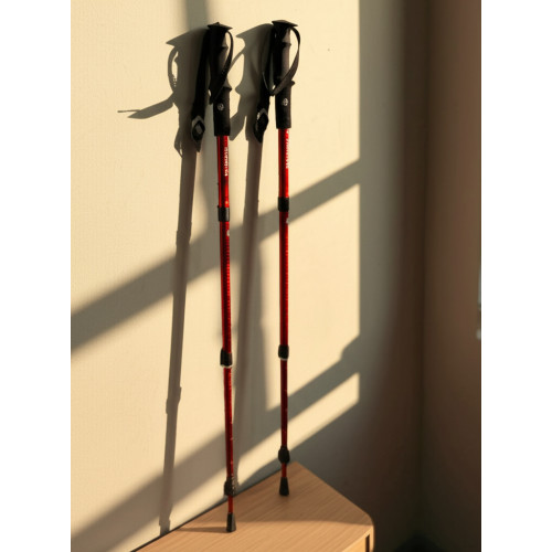 Палка для скандинавской ходьбы 80-135 см, ручка пвх