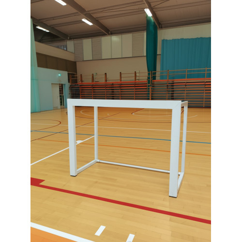 Ворота футбольные 1.2х0.8м алюминиевые 80 мм (цельные)