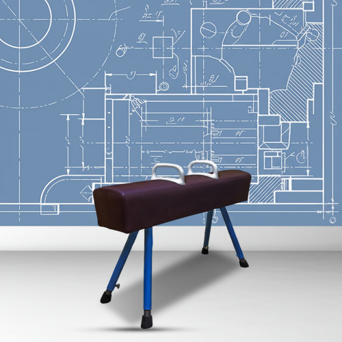 Гимнастический конь маховый