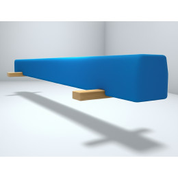 Бревно мягкое 5 м напольное гимнастическое