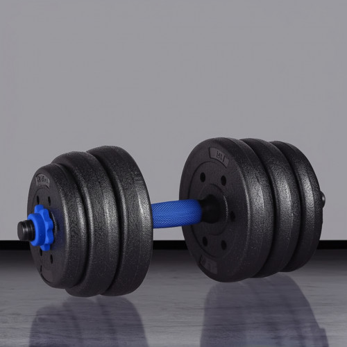 Гантельный набор DBP-10, 2х5 кг, пластик/цемент, 10 кг