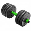 Гантельный набор разборный 2х7,5кг (пластик/цемент) 15кг