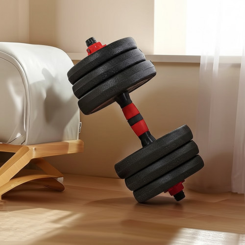 Гантельный набор B31588, 2х10 кг, пластик/цемент, 20 кг